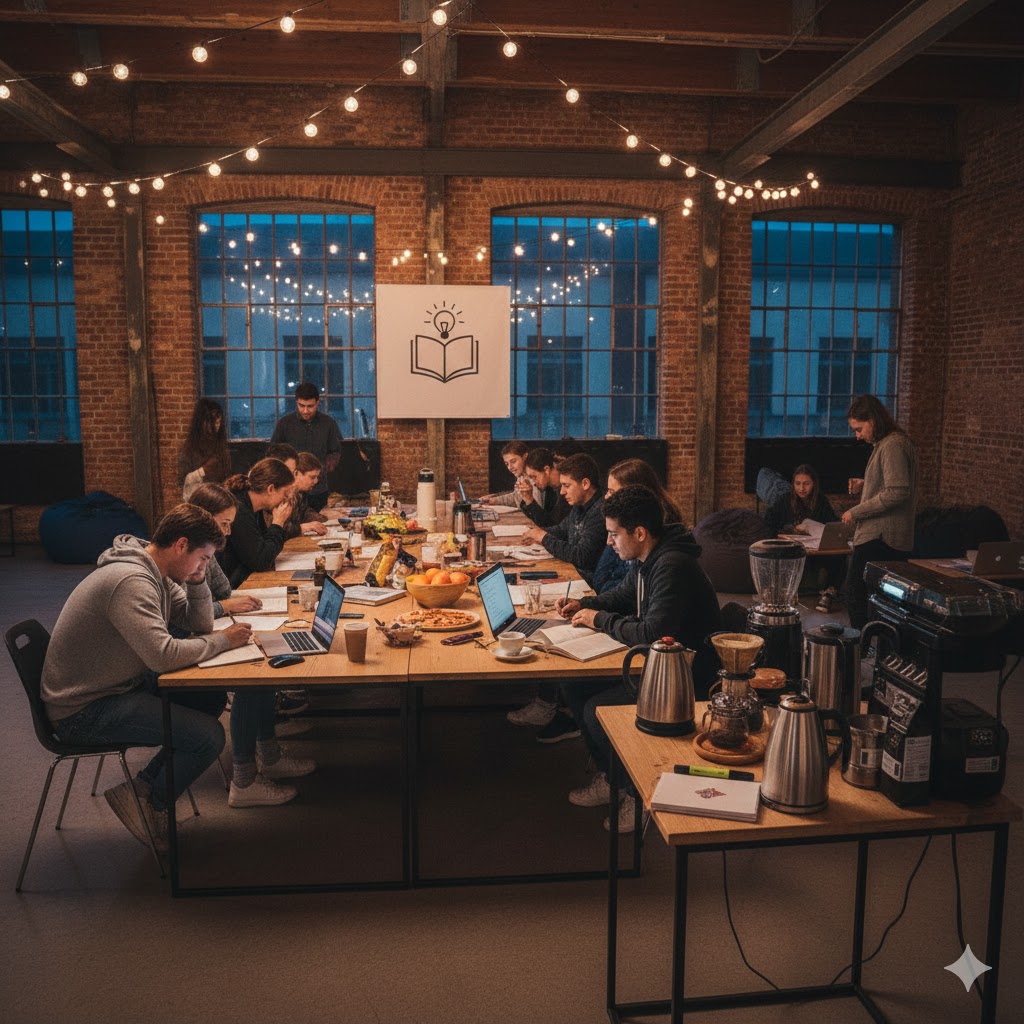 Foto zur Veranstaltung „Lernnacht vor den Prüfungen“