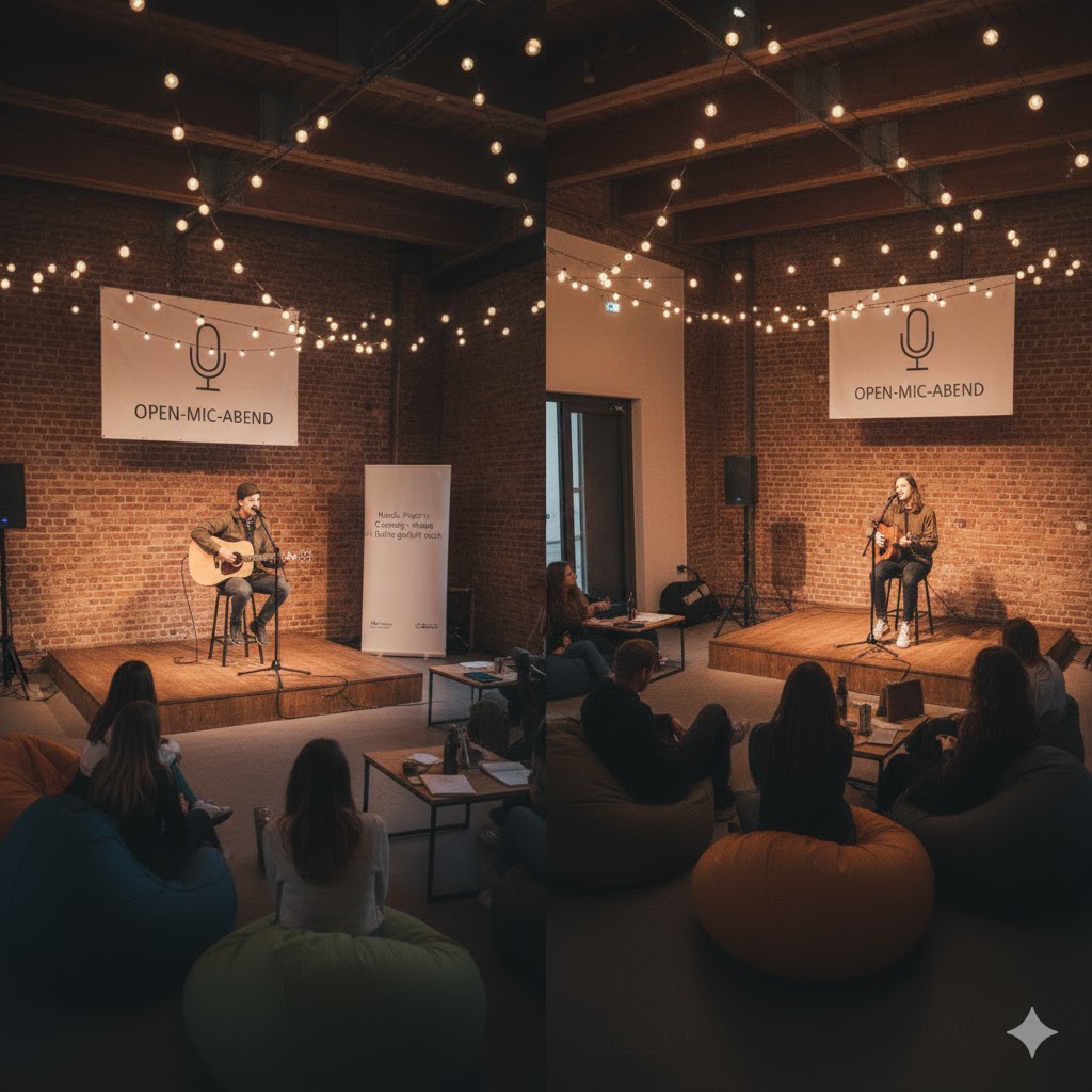 Foto zur Veranstaltung „Open-Mic-Abend“