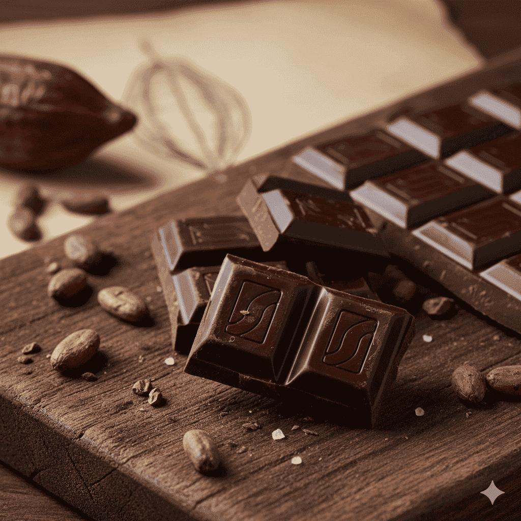 Tafel dunkle Bitterschokolade