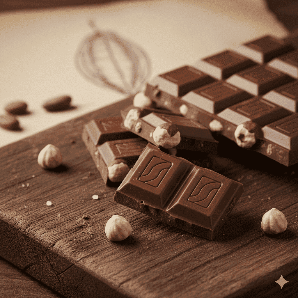 Tafel Haselnuss Schokolade mit ganzen Nüssen