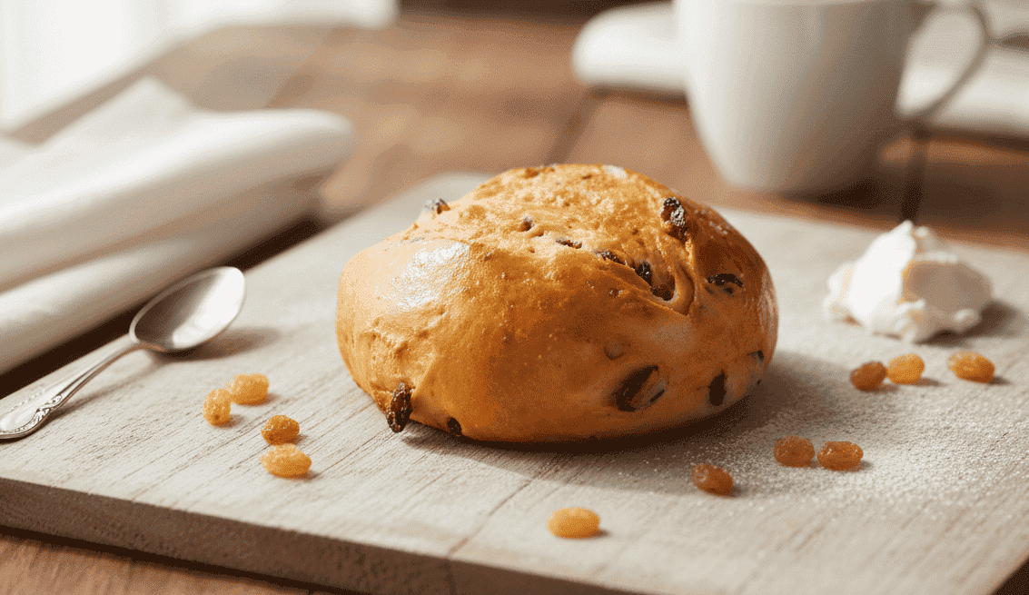 Rosinenbrötchen mit saftigen Sultaninen