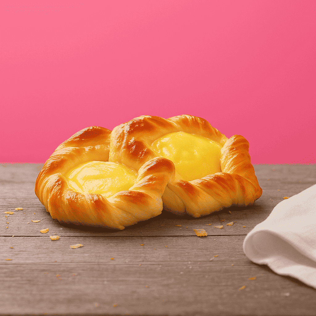 Veganes Puddingteilchen mit pflanzlicher Füllung